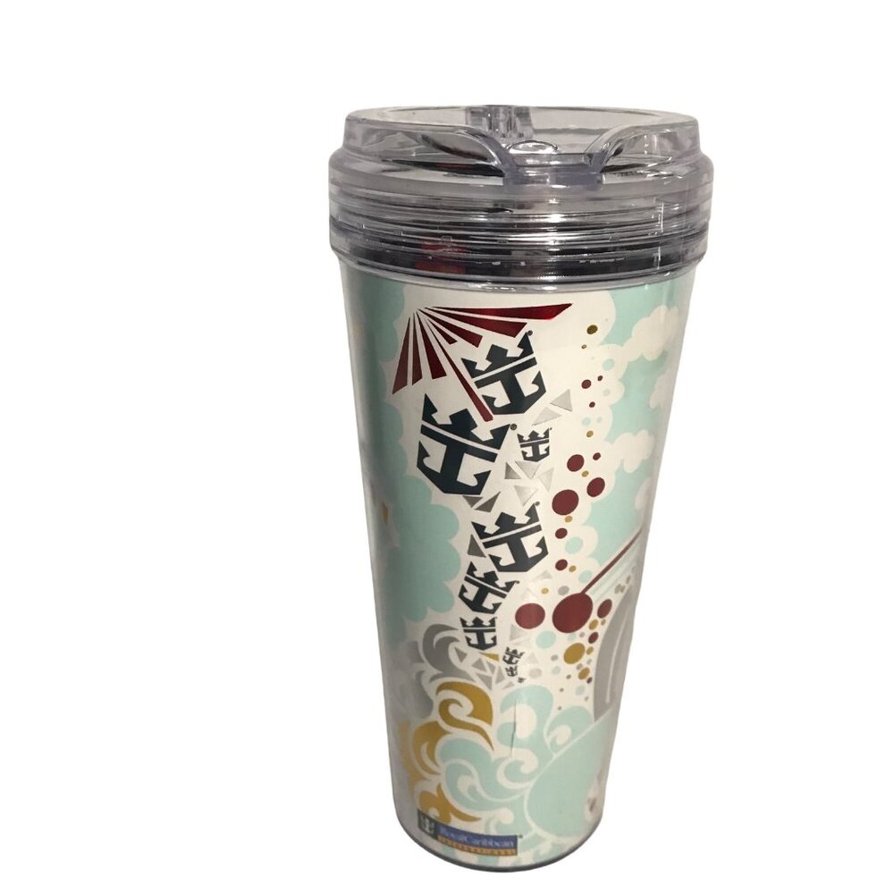 Royal Caribbean Travel Tumbler 16oz Insulated Cup With Lid Coca Cola